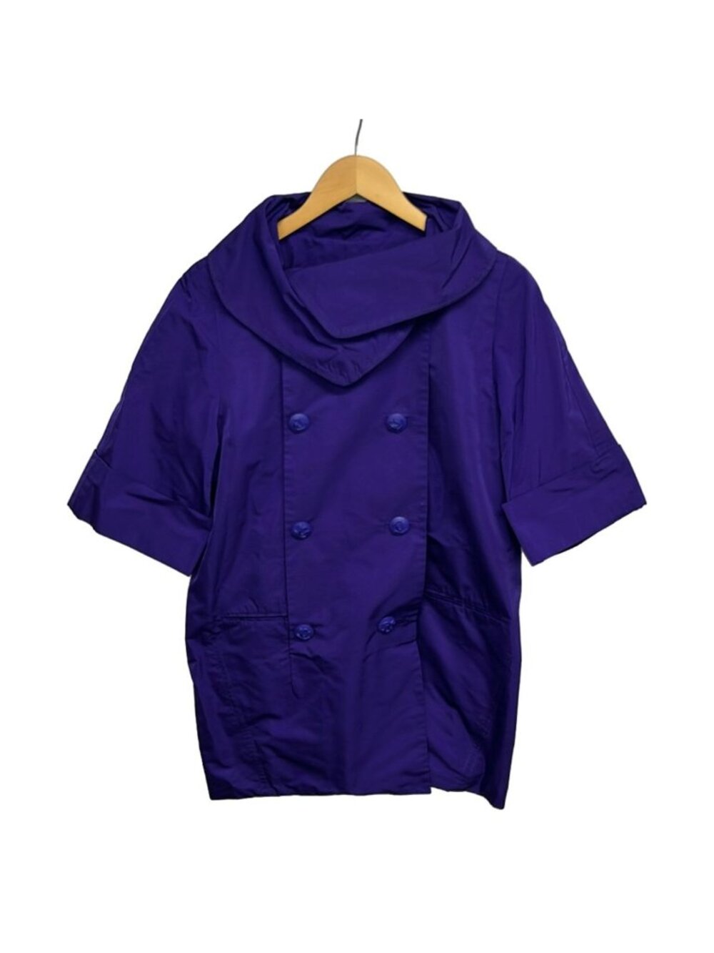 Louis Vuitton Coat S Wqco 14 Pfc Purple Silk 34